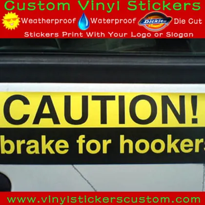 You Design It We Print It vinyl stickers custom for sale