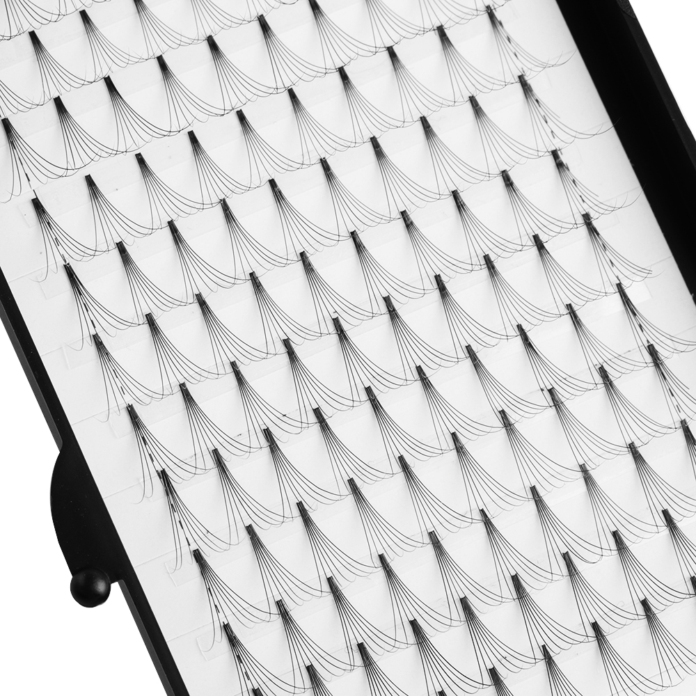 12 Lines 3D~10D Russian Premade Volume Fans Eyelashes Extension C/D Curl 0.07 Thickness Heat Bonded Eyelashes Makeup Tools