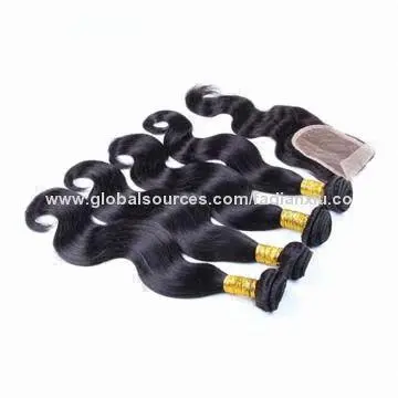 Wholesale Large Stock Human Hair Weaves, Full Cuticle from Young Girls