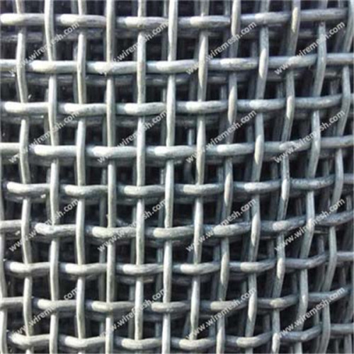 Aluminum clad steel crimped wire net