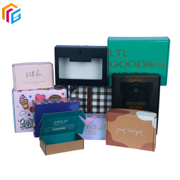 Custom Luxury Corrugated Clothes Packaging: Disposable Carton Postage Mailer Cardboard Shipping Box