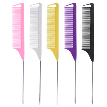 Anti-Static Heat-Resistant Carbon Fiber Tail Comb for Hair Salons