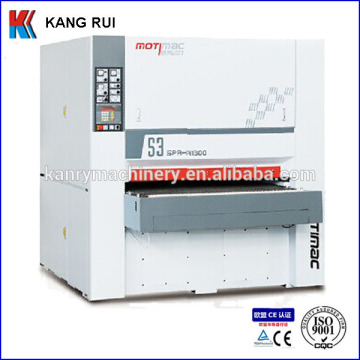 Perfect combination of sanding and planning calibrating wood sander planer