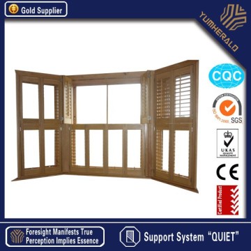 High Glass Aluminuim Tilt Windows With Shutters