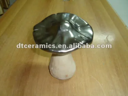 ceramic garden mushroom