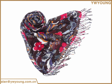 Fashion summer sunscreen scarves 100% bamboo women scarf