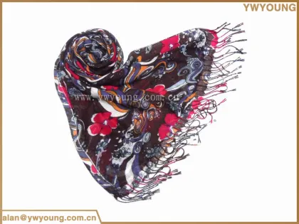 Fashion summer sunscreen scarves 100% bamboo women scarf