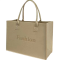 Bolsa de armazenamento de feltro colorido feminino