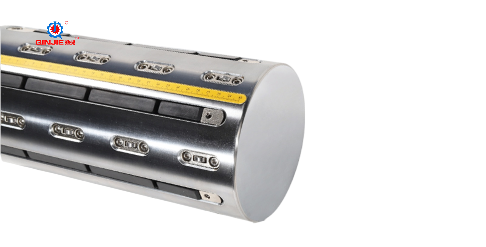 Eixo pneumático de haste passante de aço de 6 polegadas com polia