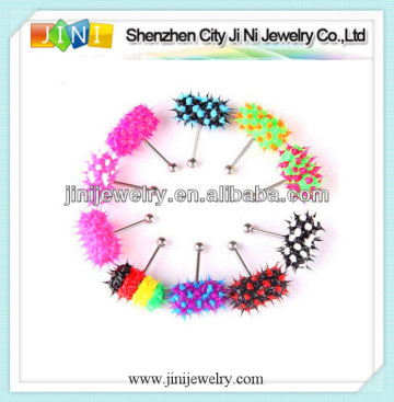 silicone vibrating tongue ring body jewelry