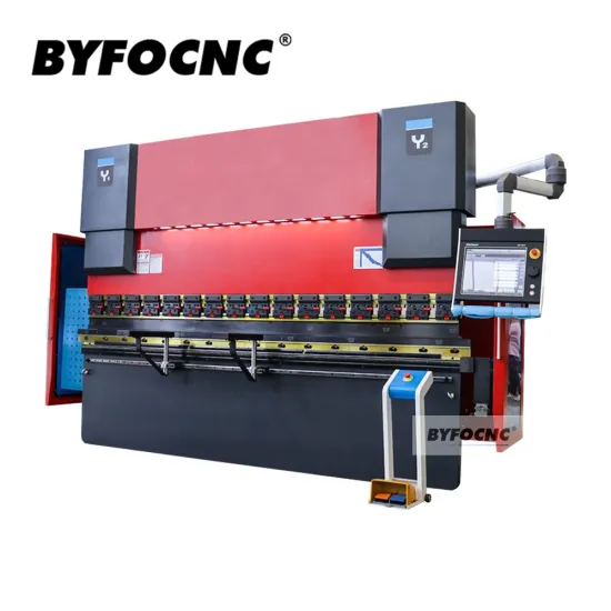 BYFO 125 Ton 3200mm 6-Axis CNC Press Brake with DELEM DA-66T CNC System
