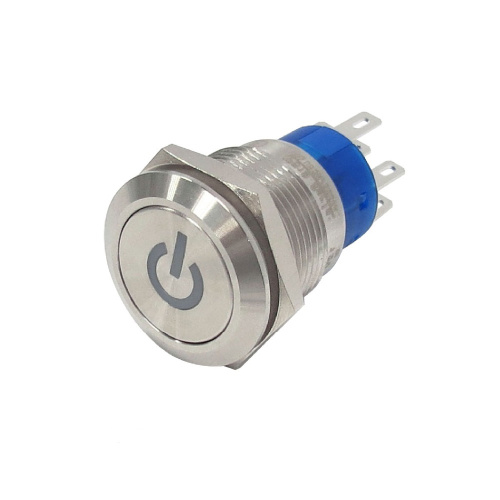 UL Sijil Tekan IK10 Metal Push Switch