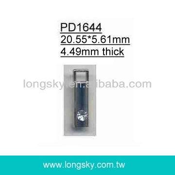 Rhinestone charms, zipper sliders for coat (#PD1644)