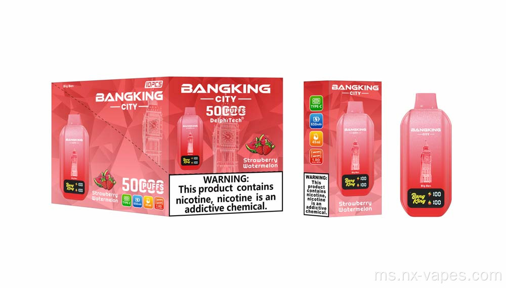 Bang King City 50000 Puffs Vape Geching