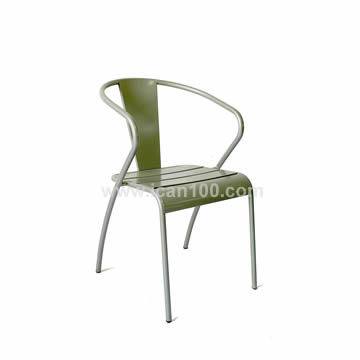 Outdoor & Indoor Steel Metal Arm Chair (CSC-119)