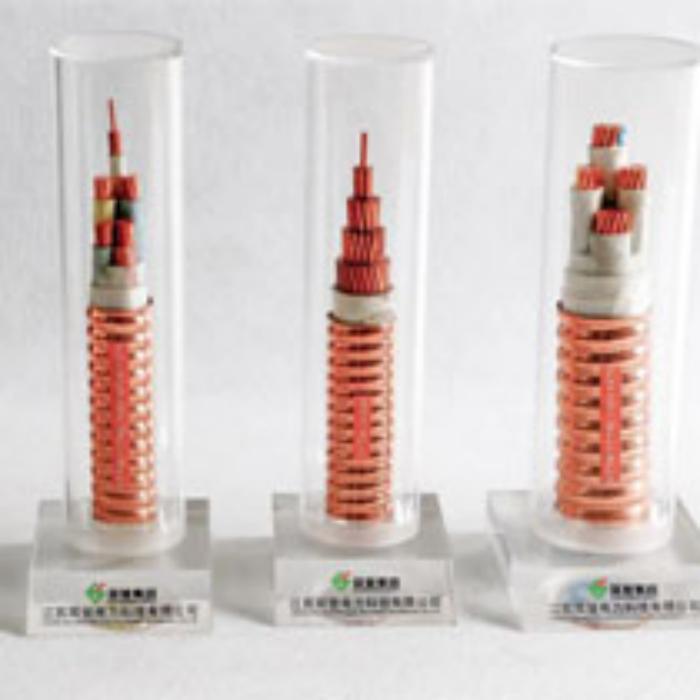 Cable flexible resistente al fuego de metal con aislamiento mineral