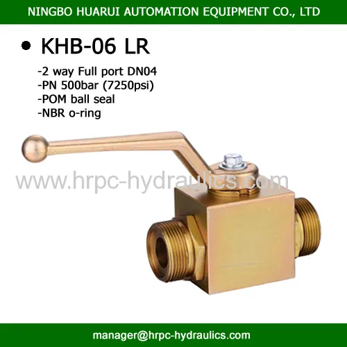 High Pressure Dn 04 2 Way Brass Ball Valve China Manufacturer 