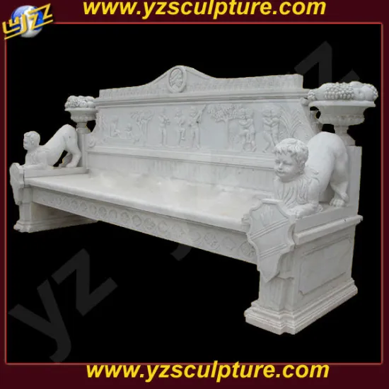 Hand carving Garden granite Bench statue(Factory Supply)