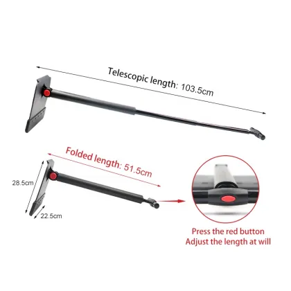Snow Shark Icebreaker: Extendable Snow Shovel for Cars, Autos, SUVs, and Trucks