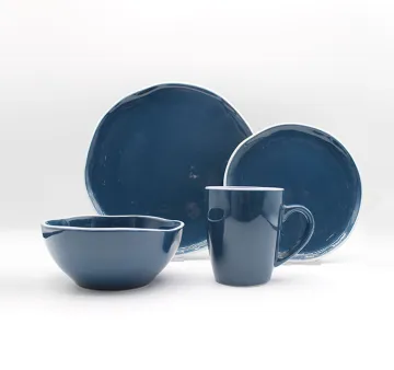 Stoneware Porcelain Irregular Glaze Dinner Set