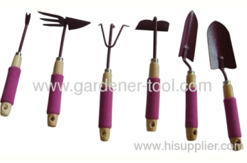 Garden Hand Tools Set Include Shovel,rake,cultivator,hoe,weeder, 