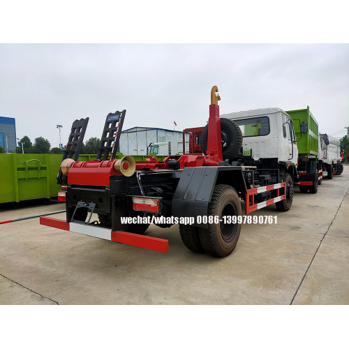 Dongfeng 15tons Hook Lift Garbage Truck without dustbin