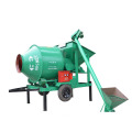 Electric rotating drum concrete mixer with fixing bucket