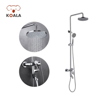 Modern Design Handheld Shower Massager with Thermostatic Faucet Set for Bathroom
