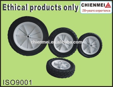 solid rubber wheel/plastic rubber wheel/rubber rubber wheel/ Ruled Rubber Lawnmower Lawn Push Mower Wheel 5+ inch diameter