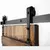 Rustica 6.6ft Interior Barn Door fits Hardware Set - Carbon Steel Arrow