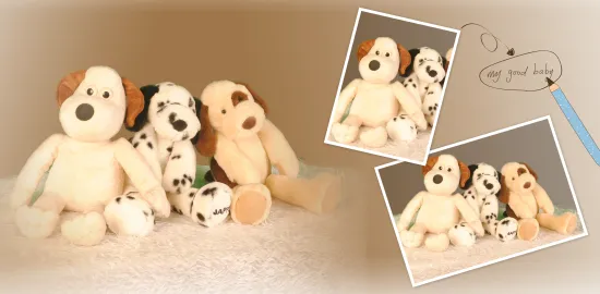 Cute dog plush toys