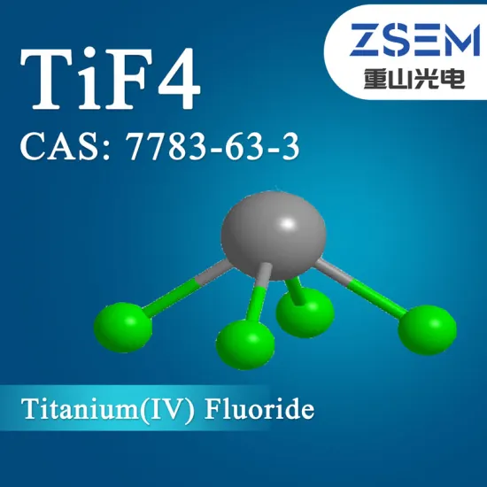 Titanium Tetrafluoride CAS: 7783-63-3 TiF4 Purity 98.5% For Microelectronics industry application