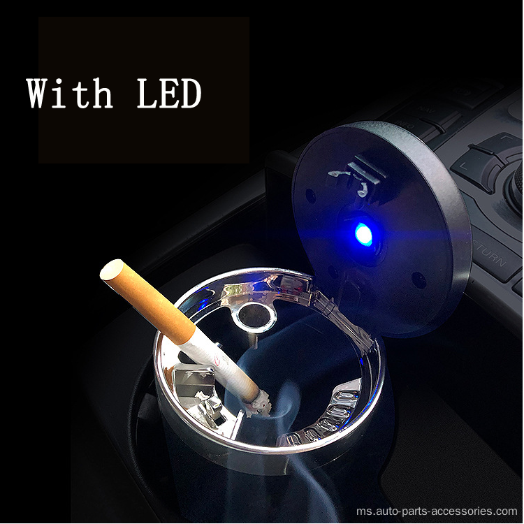 Ashtray Plastic Plastic Ashtray dengan lampu LED