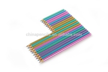 hot color pencil for back to school &metal color pencil &FSC wood