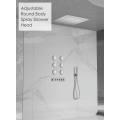 Roud Rain Shower Head Brass