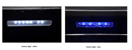 Dual Zone Free Standing Wine Cooler Refrigerator