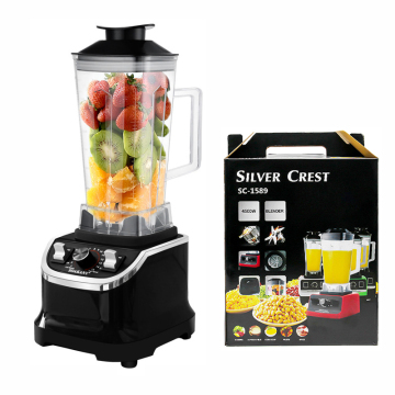 Silver Crest High-Speed 2L Fruit Juice Blender: Powerful Electric Handheld Machine for Fresh Juice Making