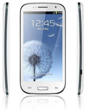 4.7inch Blue/ White Gps Android Wifi Mobiles Phones With Dual Sim Card, Bluetooth 3.0