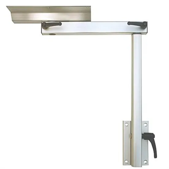 Adjustable 360 Degree Swivel Table Mount Pedestal - Aluminum Marine Boat Caravan
