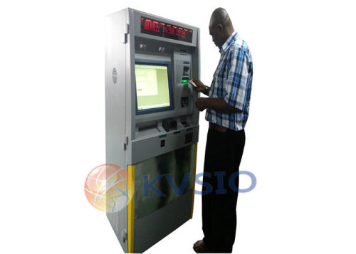Public Interactive Currency Exchange Kiosk Automatic With Multifunction