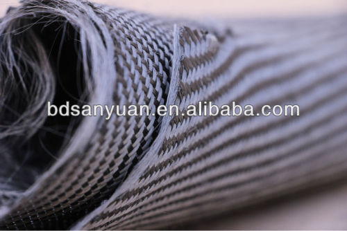 pure stainless steel corrosion resistant 316L heat resistant 600 degree metallic knitted conductive fabric