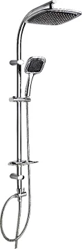 Shower Top Head With Hand Shower Combo Column