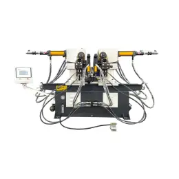 Intelligent double head pipe bender