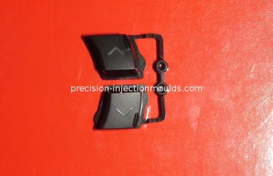 Pe Abs Double Color Plastic Injection Mould , Lkm Hasco Mold Base