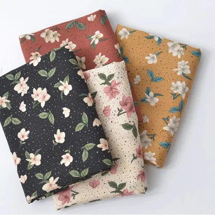 Liberty London 100% Rayon Fabric Dress Shirt with Digital Printing