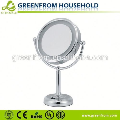 8 inch high-end makeup lighted circular mirrors