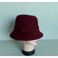 Cappelli casual da donna in tessuto di lana intrecciata con nastro intrecciato