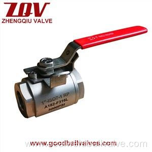 2PC Forged Steel 800LB Ball Valve