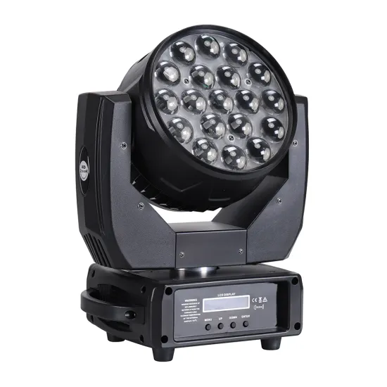 19x15W 4 in 1 LED Zoom Moving Head Wash Light with Circle Control