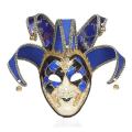 Máscara veneziana de arlequins vintage do Mardi Gras